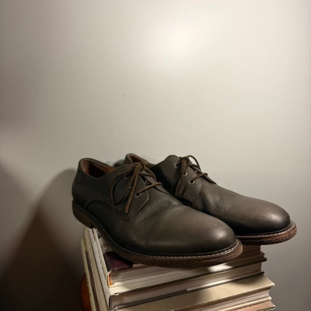 G.H. Bass & Co. Men’s Size 13M Dark Brown Leather Lace Up Oxfords